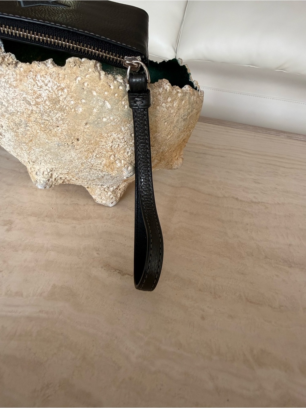 Coach Black Star Wristlet Pouch Wrap Zipper - Picture 6 of 6